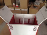 Custom Made 2 Layers Foldable Double Deep Indoor Metal Battery Cabinet