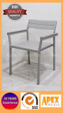 Outdoor Lesure Furniture Aluminum Slat Chair Restaurant Arm Chair