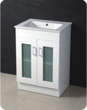 High Gloss Painting MDF Bathroom Cabinet with Thin Profile Basin