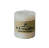 White Scented Pillar Candles for Decoration From China Factory