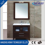 Single Type Solid Wood Ceramic Basin Bathroom Vanity Cabinet