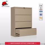 Anti-Tilt Construction Lateral Steel 4 Drawers Filing Storage Cabinet