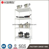 Restaurant Kitchen Equipment 4 Tiers ABS Plastic Mat Shelving with NSF Approval