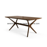 Vintage Style Restaurant Wooden Outdoor Bar Dining Table