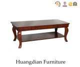 Rectangle Wooden Living Room Furniture Coffee Table with Drawer (HD101)