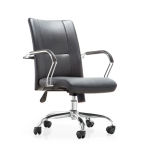 Modern Popular PU Leather Metal Swivel Manager Chair for Office
