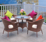 Outdoor Garden PE Rattan / Wicker Round Dining Table and Chairs Set Z357