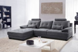 Best-Selling Contemporary Commercial Living Room Sectional Leather Sofa (HC593L)
