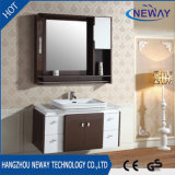 Wall Mounted Modern Ceramic Basin Hot Sale Bathroom Cabinet PVC