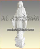 1.2m Virgin Mary Statue in Marble Carving Ms1701