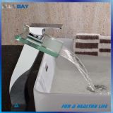 Singel Lever Glass Bathroom Faucet