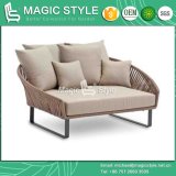 Daybed Tie Sofa Sun Bed Balcony Daybed Double Sofa Garden Furniture Bandage Sofa Patio Daybed (Magic Style)