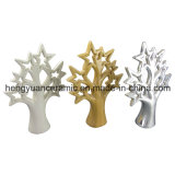 Color Glaze Tree Shaped Ceramic Craft for Home Decoration