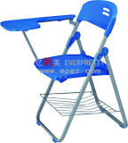 Hot Sale Folding School Chairs Plastic Student Study Chair with Writing Tablet
