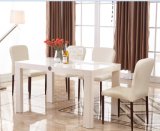 White Modern Wooden Dining Table