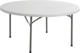 China Wholesale 5FT Round Plastic Folding Table, Dining Table