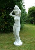 Hot White Outdoor Female Marble Carving Statue Garden Sculpture