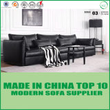European Classical Modern Living Room Furniture Leather Sofa
