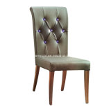 Imitated Wood Grain PU Leather Restaurant Dining Chair (JY-F35)