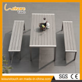 Multi-Function Anti-Aging Polywood Aluminum Leisure Dining Table and Chair Outdoor Garden Patio Bench Furniture