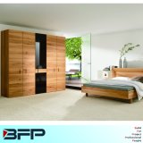 Bedroom Furniture Wooden Glass Wardrobe Cabinet Closet