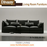 Modern Living Room Furniture Hotel Reception Leather Sofa