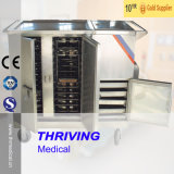Hospital Portable Electric Heating Dinnering Food Trolley (THR-FC001)