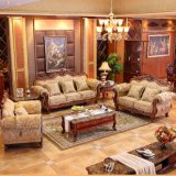 Classic Sofa with Wooden Sofa Frame for Home Furniture (929J)