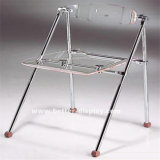 Clear Acrylic Plastic Folding Chair