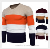 Mans Winter Autumn Wear V-Neck Pullover Knitted Sweater