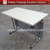 Modern Wholesale Foldable Melamine Laminate Restaurant Conference and Meeting Panel Table Furniture for Sale in Hotel and Office (YC-T100-6)