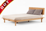 Modern Oak Living Room Solid Wood Bed Frame
