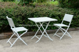 3 PCS of Steel Rattan Table+ Chair Set