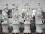 Carving Stone Statue Marble Sculpture for Garden Decoration (SY-X1183)