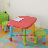 Plastic Children Square Table Easy to Carry