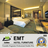 2017 Modern Glass Headboard & Modern Design Hotel Bedroom Furniture (EMT-A1203)