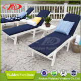 Outdoor Chaise Lounge Chair 100% Polywood Outdoor Furniture in White