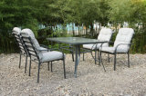 Coffee Table and 4 Chairs Hotel Dining Outdoor Furniture (FS-4020+5105)