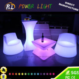 LED Commerical Bar Furniture Square Coffee Table