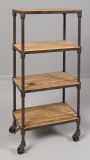 Four Tier Steel Stand Rack Shelf for Display