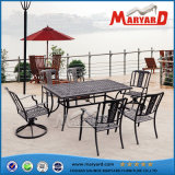 Dining Table 6 Chairs Set Outdoor Lawn Yard Garden Furniture