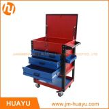 550 Lbs Sheet Metal Red & Blue Heavy Duty Rolling Tool Cabinet with 5 Lock Drawers