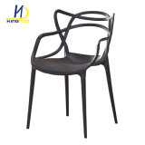 Newest Modern Italian Design Factory Popular Black Plastic Dining Master Chair