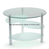 Small Round Living Room Glass Coffee Table