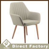 Fabric New Style Simple Metal Legs Visitor Chair