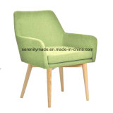 Commercial Elegant Green Lounge Leather/Fabric Sofa Chairs for Dining Room