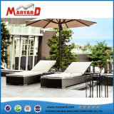 Cheap Garden Set Diamond Lounge Outdoor Rattan Furniture Sun Lounger