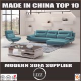 Home Decor Modern Leather Sofa with Coffee Table