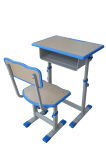 Student Desk with Maple Top and Adjustable Height Pedestal Frame
