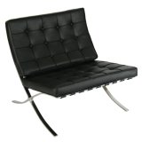 Modern Leisure Leather Lounge Barcelona Pavilion Chair